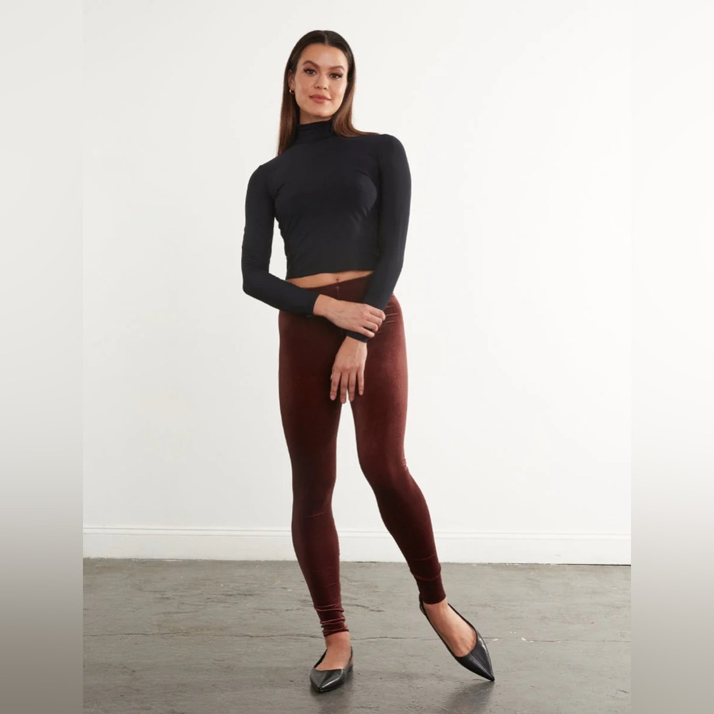 COMMANDO // SZ LG // Velvet Leggings – Sumac // NWT // Retail $108